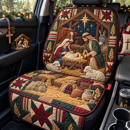 Bethlehem Stable Blessing Quilted Car Seat Protector GFTONTD3990