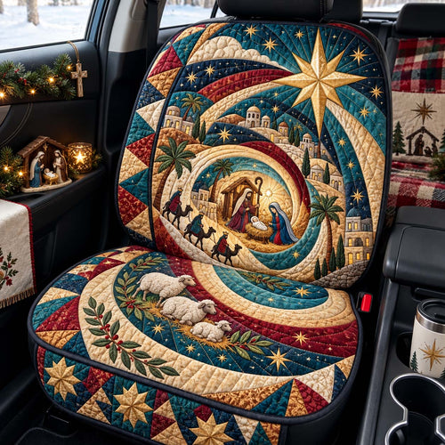 Star Of Bethlehem Quilted Car Seat Protector GFTONTD3991