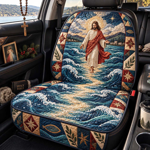 Walking Upon The Sea Quilted Car Seat Protector GFTONTD3994