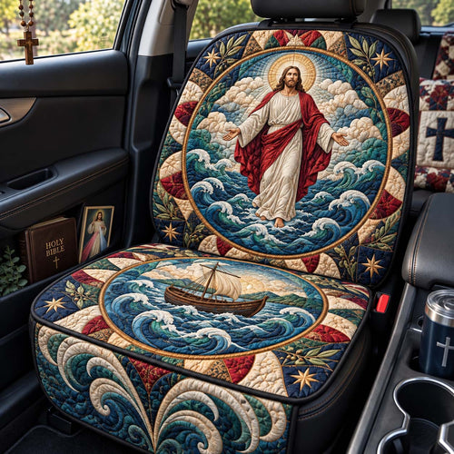 Lord Above The Storm Quilted Car Seat Protector GFTONTD3998