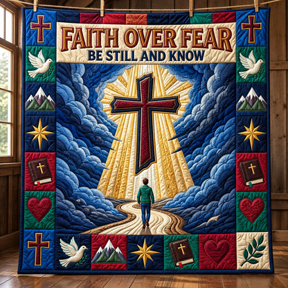 Be Still And Know Quilted Blanket GFTOPND3360