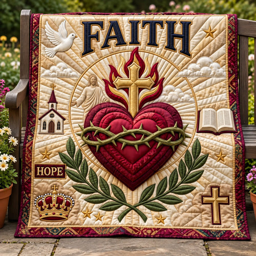 Christian Faith Quilted Blanket GFTOPND3362