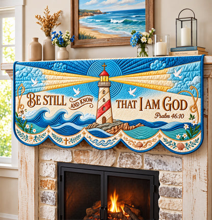 Christian Faith Quilted Mantel Scarf GFTOPND3598
