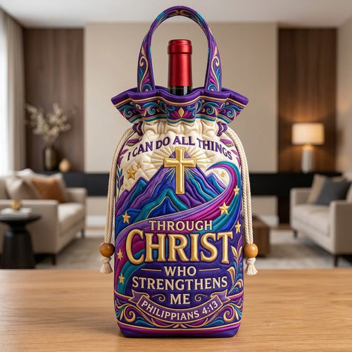 Christian Faith Quilted Bottle Carrier Bag GFTOPND3601
