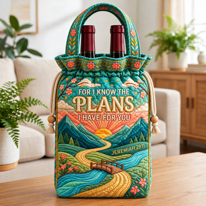 Christian Faith Quilted Bottle Carrier Bag GFTOPND3603