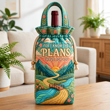 Christian Faith Quilted Bottle Carrier Bag GFTOPND3603