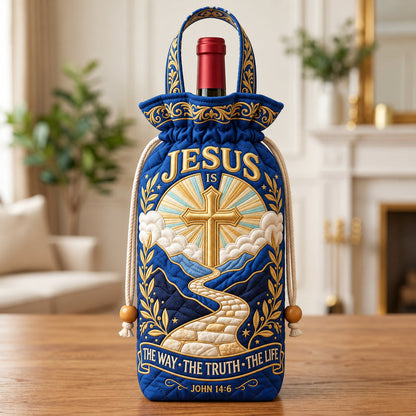 Christian Faith Quilted Bottle Carrier Bag GFTOPND3605