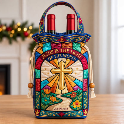 Christian Faith Quilted Bottle Carrier Bag GFTOPND3606