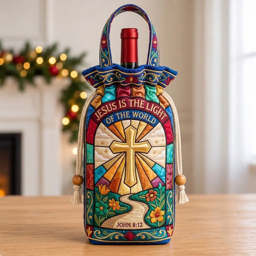 Christian Faith Quilted Bottle Carrier Bag GFTOPND3606
