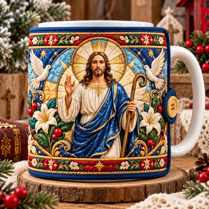 Jesus Christmas Quilted Mug Cozy GFTOPND3645