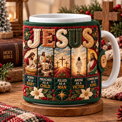 Jesus Blessing Quilted Mug Cozy GFTOPND3647