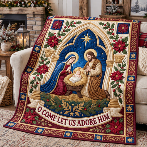 Holy Family Arch Quilted Blanket GFTOTP22498