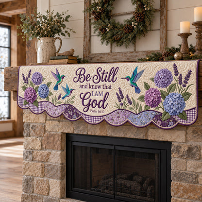 Be Still And Know Quilted Mantel Scarf GFTOTP22799