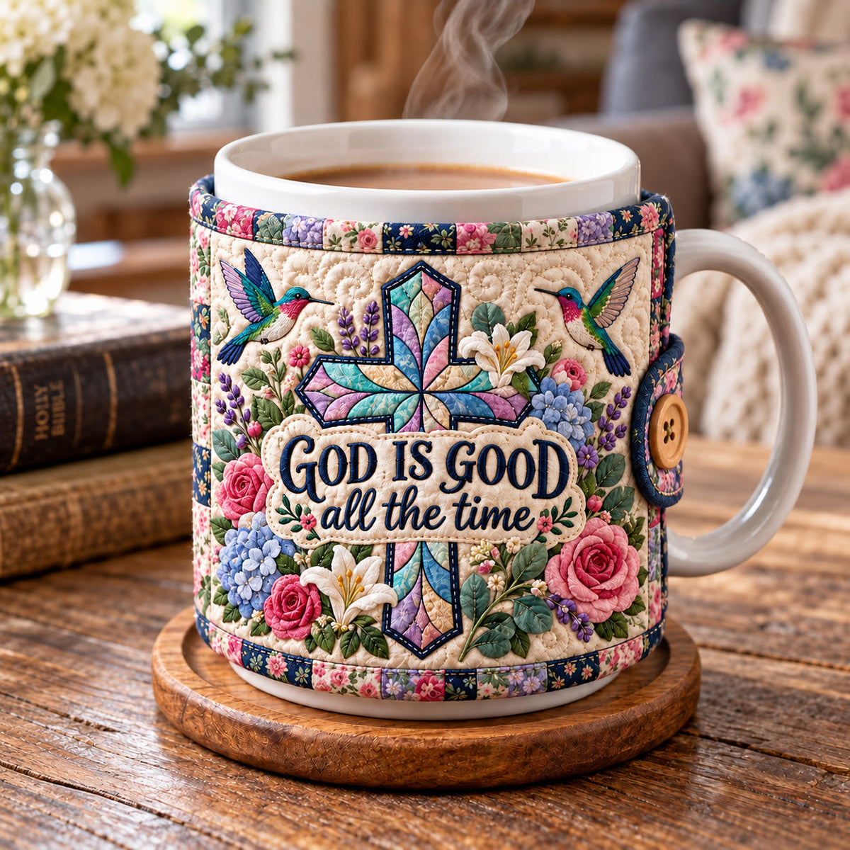 God Is Good Quilted Mug Cozy GFTOTP22927