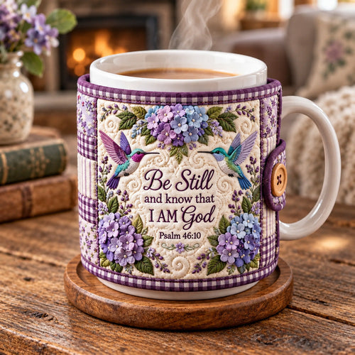 Be Still And Know Quilted Mug Cozy GFTOTP22929