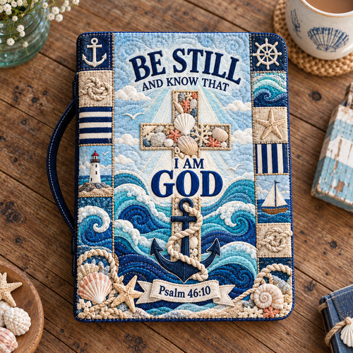 Be Still And Know Quilted Bible Cover GFTOTP22935