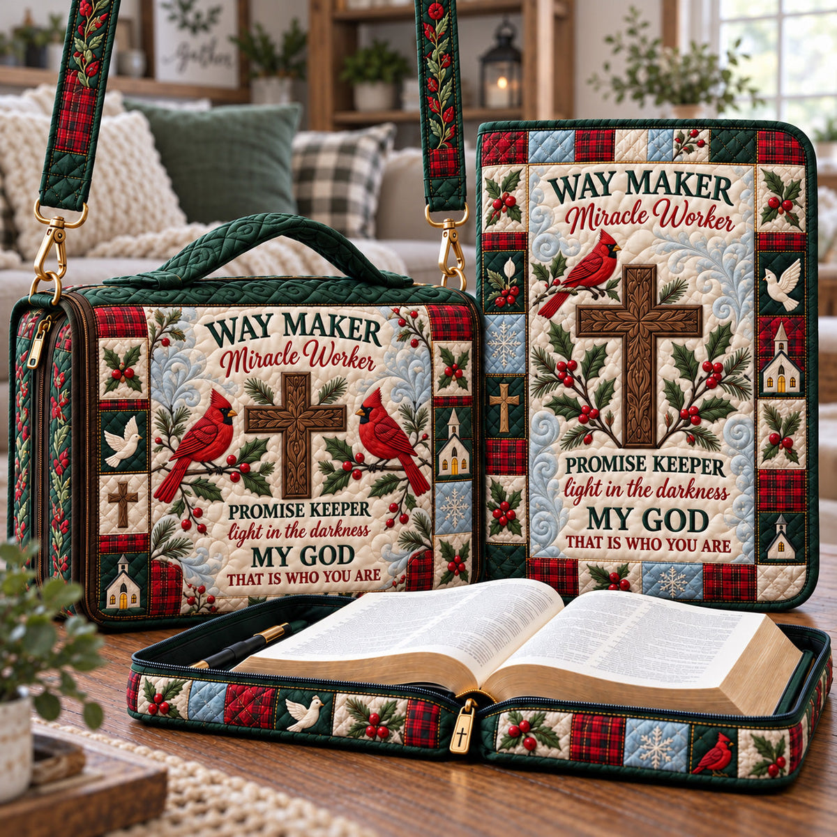 My God Way Maker Quilted Bible Cover GFTOTP22988