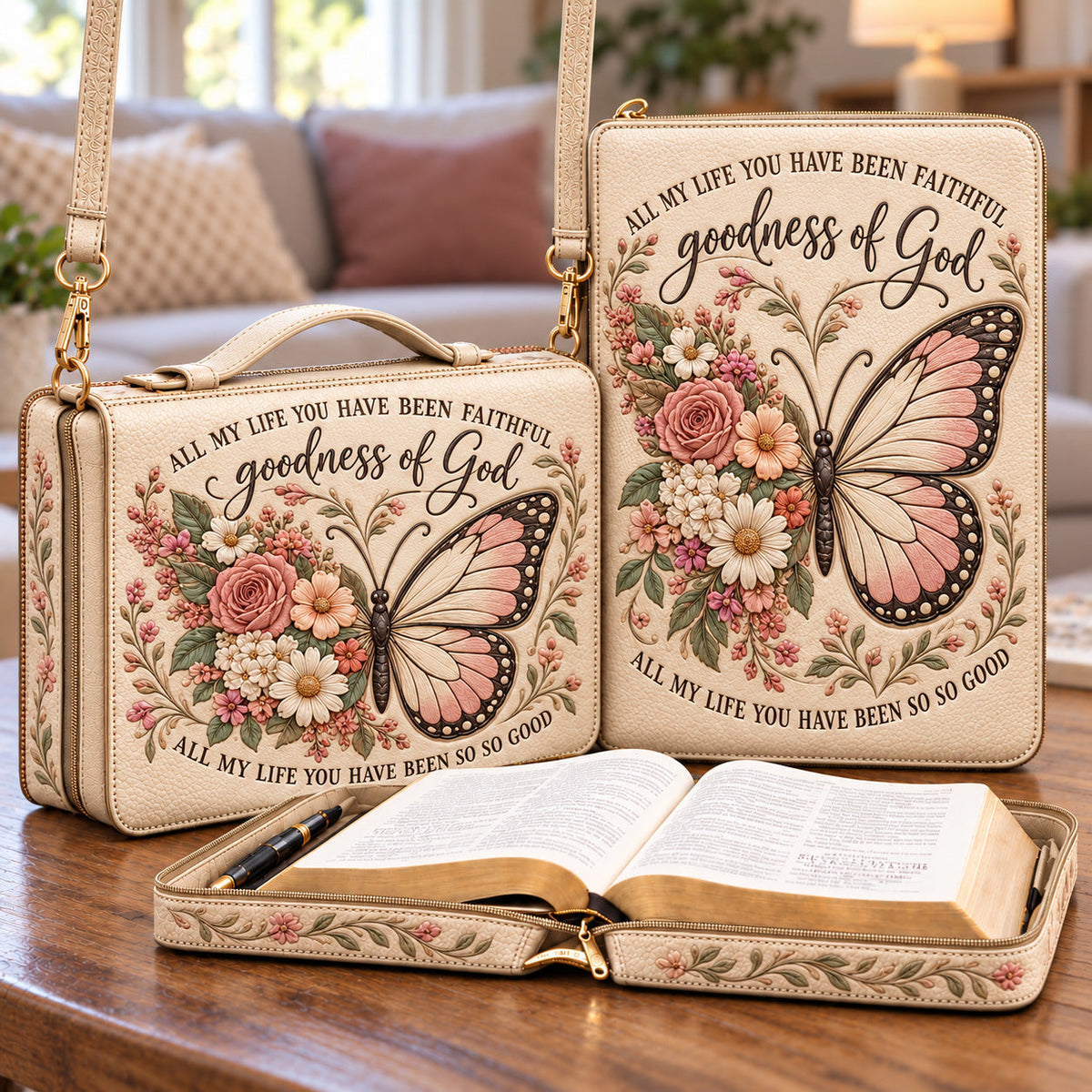 Goodness of God Leather Bible Cover GFTOTP23044