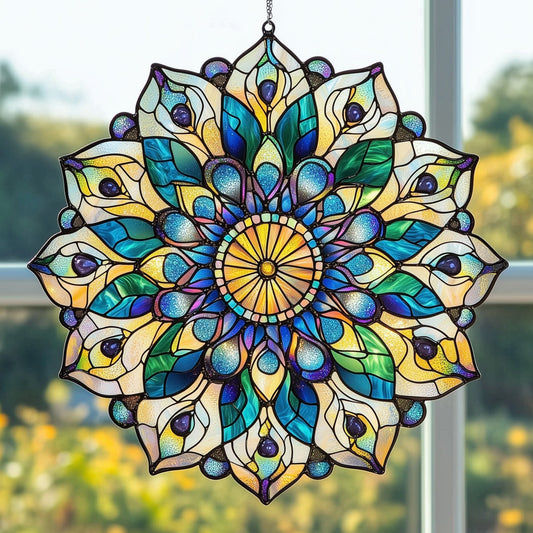 Peacock Mandala Suncatcher GFTOTP4671