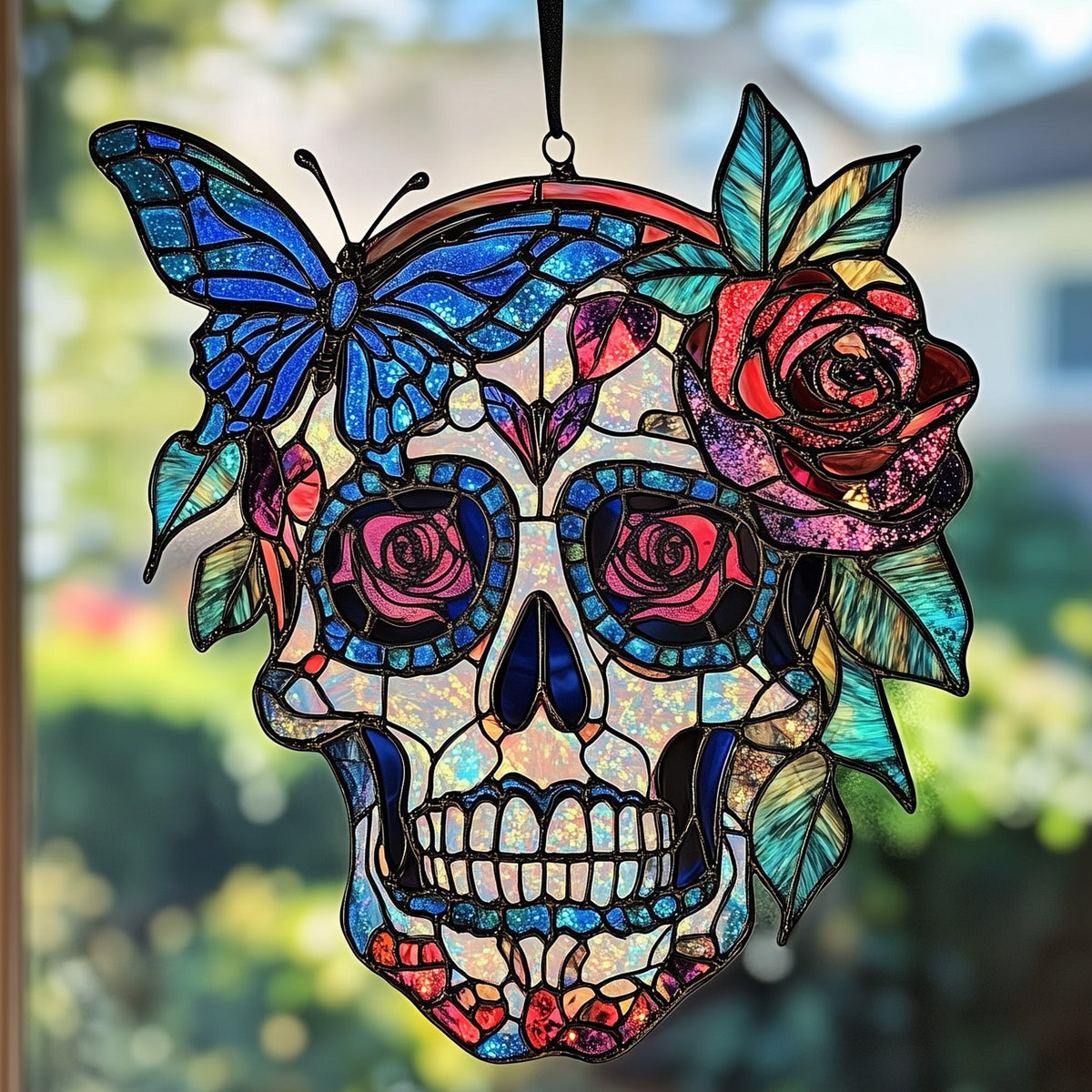 Ethereal Skull Glow Suncatcher GFTOTP4704