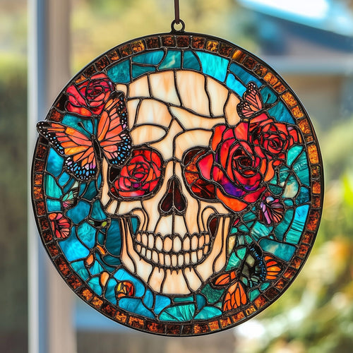 Ethereal Skull Glow Suncatcher GFTOTP4705