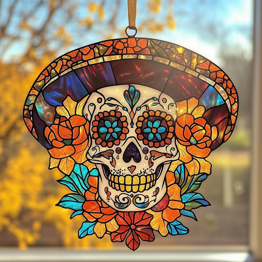 Ethereal Skull Glow Suncatcher GFTOTP4707