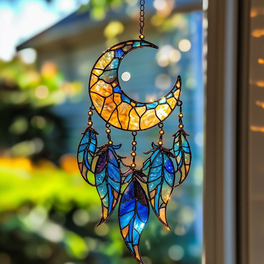 Dreamcatcher Stained Glass Suncatcher GFTOTP5019