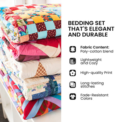 Floral Bible 3-Piece Quilted Bedding Set GFTONMU3701
