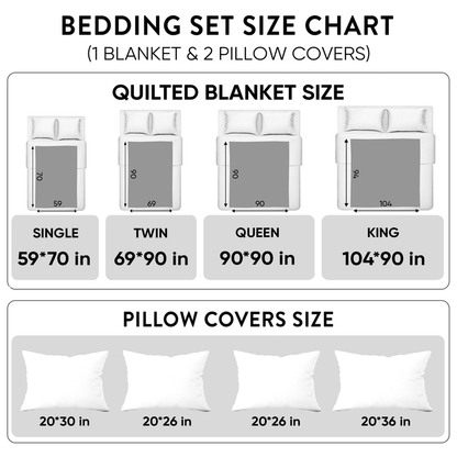 I Know A Guy 3-Piece Quilted Bedding Set GFTONTD3614