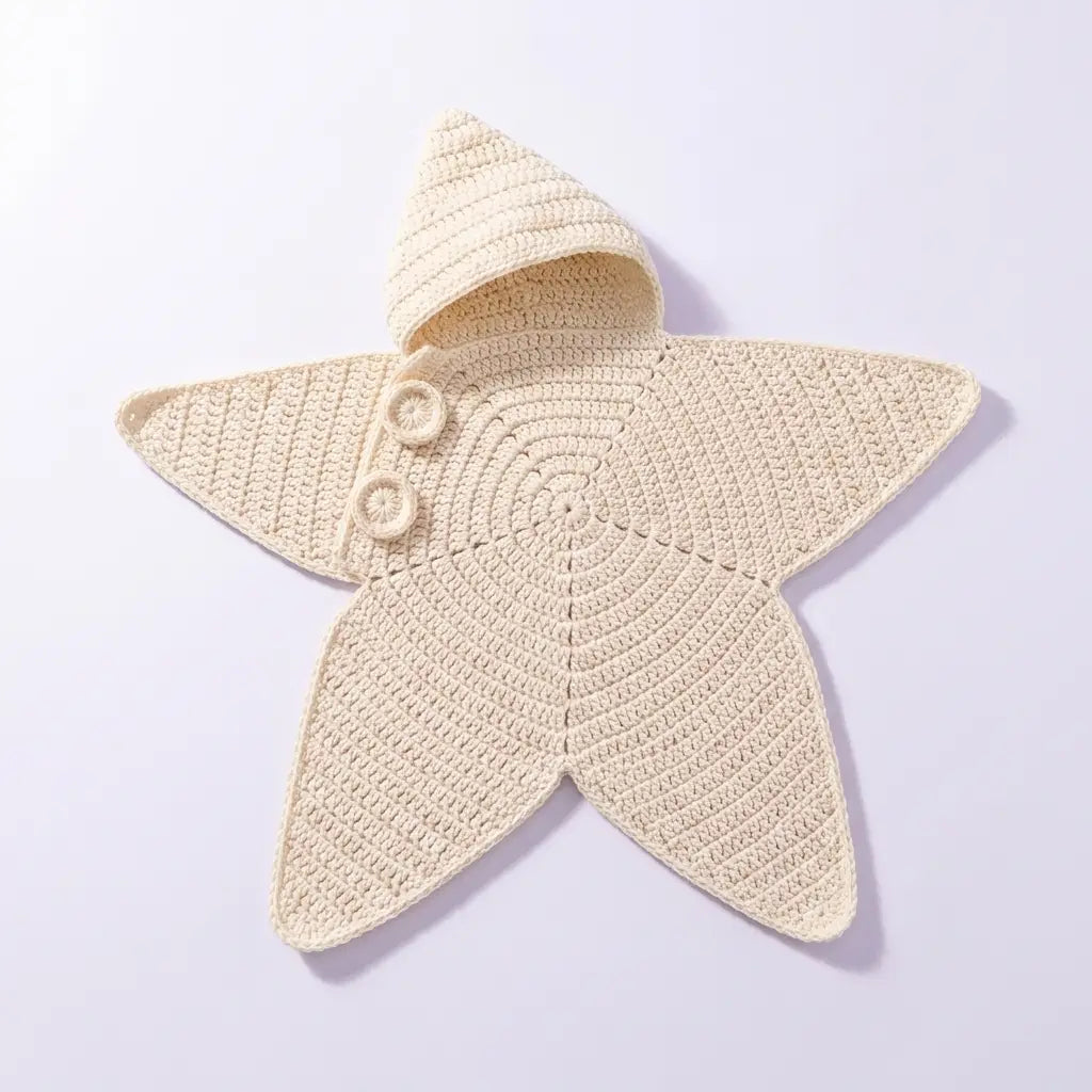 Crochet Baby Star Suit for Newborns and Toddlers