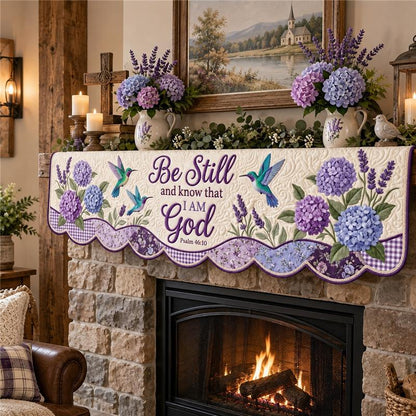 Be Still And Know Quilted Mantel Scarf GFTOTP22747