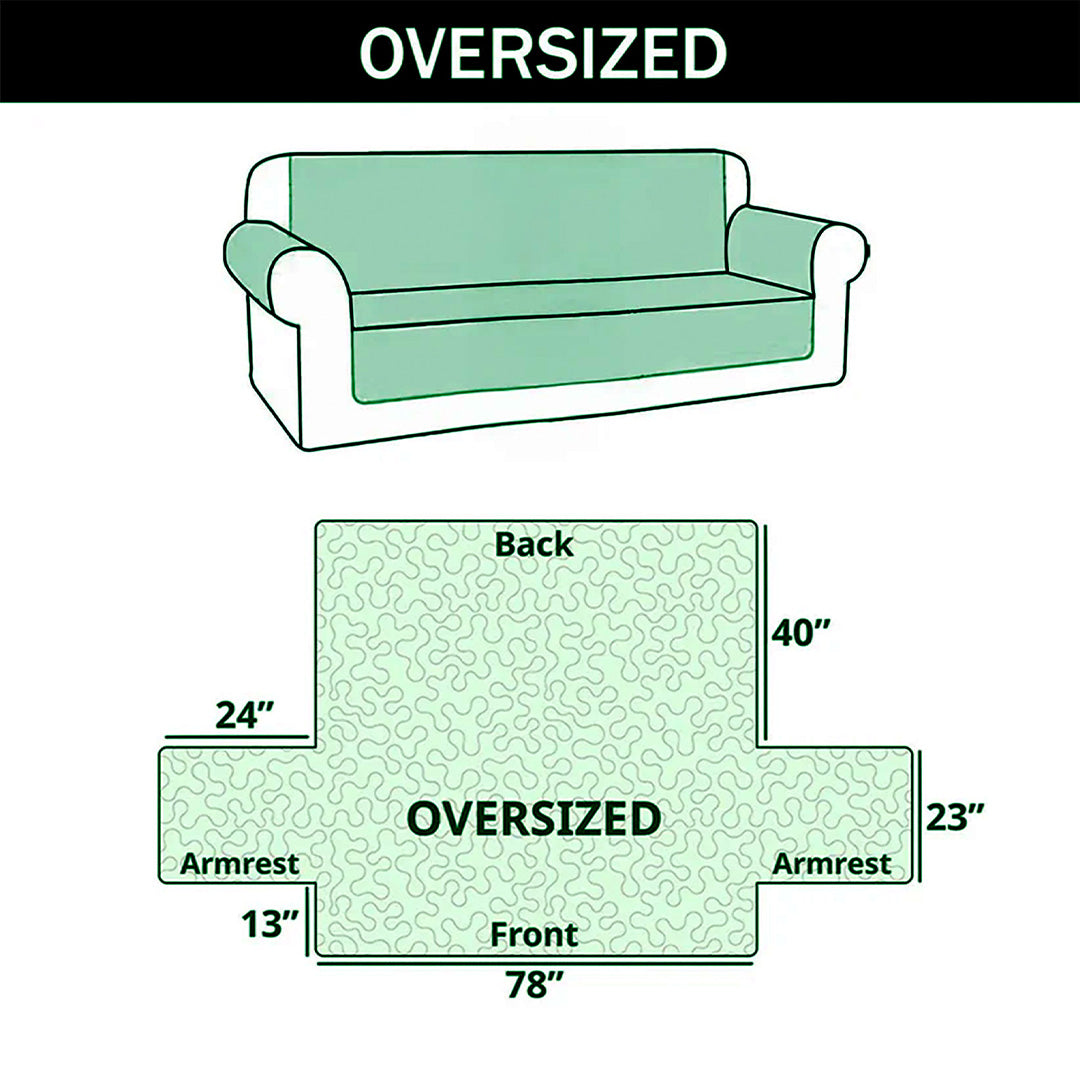 I Love Jesus From My Head Quilted Sofa Cover GFTOLAN477