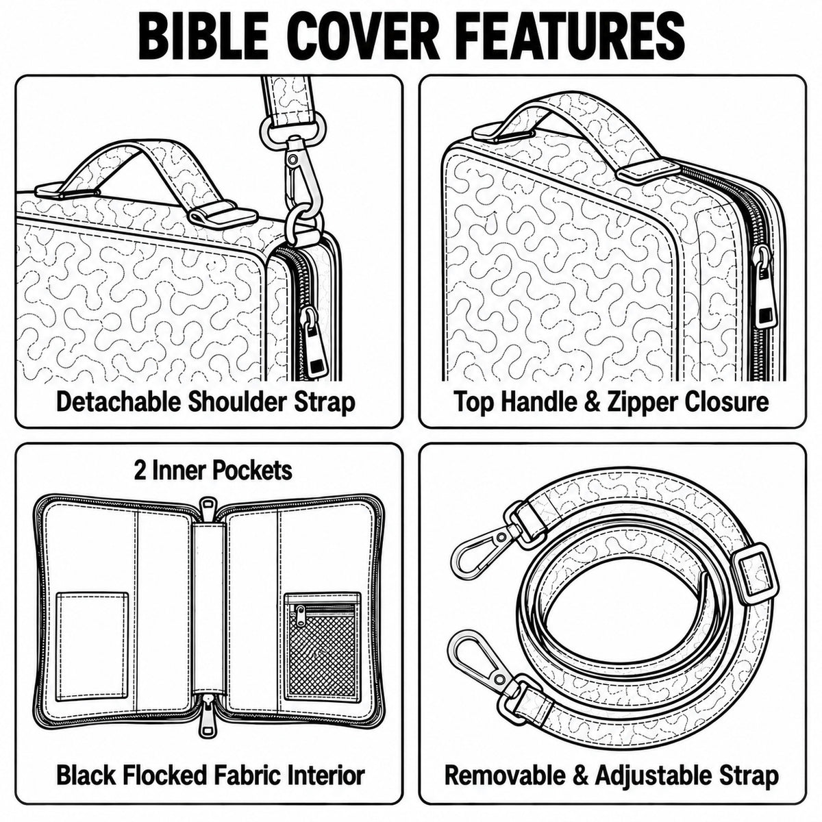 My God Way Maker Quilted Bible Cover GFTOTP22987