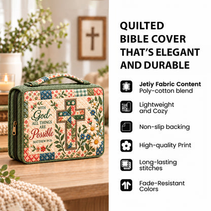 My God Way Maker Quilted Bible Cover GFTOTP22987
